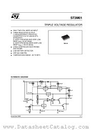 ST3M01D datasheet pdf ST Microelectronics