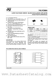 74LVC86AMTR datasheet pdf ST Microelectronics