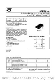 STT3PF30L datasheet pdf ST Microelectronics