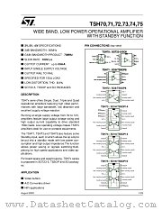 TSH75CP datasheet pdf ST Microelectronics