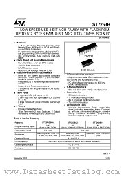 ST7263BK2 datasheet pdf ST Microelectronics
