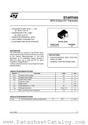 START405 datasheet pdf ST Microelectronics