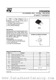 STD35NF06 datasheet pdf ST Microelectronics
