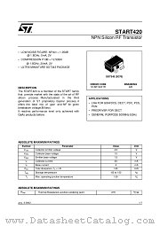 START420TR datasheet pdf ST Microelectronics