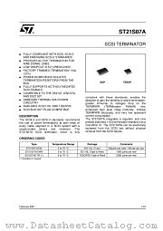 ST21S07ACTR datasheet pdf ST Microelectronics
