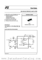 TDA7266L datasheet pdf ST Microelectronics