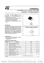 STD60NF3LL datasheet pdf ST Microelectronics