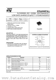 STSJ25NF3LL datasheet pdf ST Microelectronics