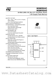 M58MR064C datasheet pdf ST Microelectronics