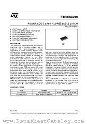 STPIC6A259M datasheet pdf ST Microelectronics