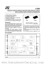L7203 datasheet pdf ST Microelectronics