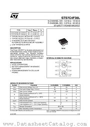 STS7C4F30L datasheet pdf ST Microelectronics