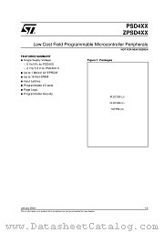 PSD413A2 datasheet pdf ST Microelectronics