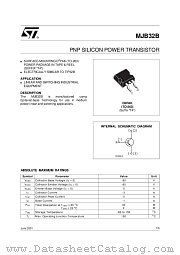 MJB32B datasheet pdf ST Microelectronics
