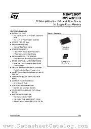 M29W320DT datasheet pdf ST Microelectronics