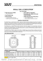 WS27C010L datasheet pdf ST Microelectronics