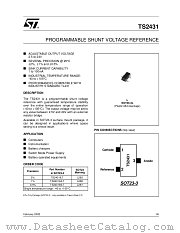 TS2431 datasheet pdf ST Microelectronics