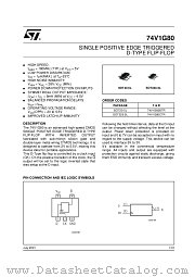 74V1G80STR datasheet pdf ST Microelectronics