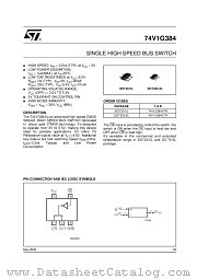 74V1G384CTR datasheet pdf ST Microelectronics