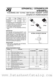 STP45NF3LLFP datasheet pdf ST Microelectronics