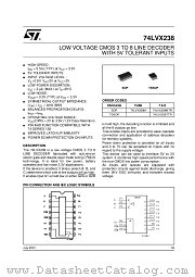 74LVX238MTR datasheet pdf ST Microelectronics