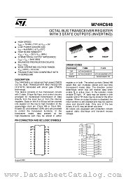 M74HC648B1R datasheet pdf ST Microelectronics