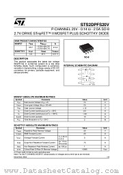 STS2DPFS20V datasheet pdf ST Microelectronics