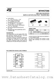 M74HCT368B1R datasheet pdf ST Microelectronics