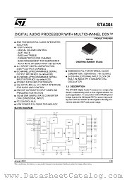 STA304 datasheet pdf ST Microelectronics