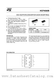 HCF4050M013TR datasheet pdf ST Microelectronics