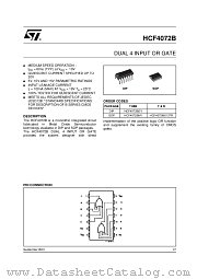 HCF4072BM1 datasheet pdf ST Microelectronics