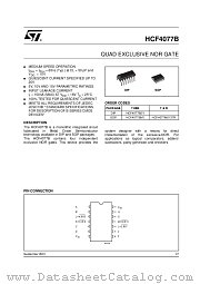 HCF4077M013TR datasheet pdf ST Microelectronics