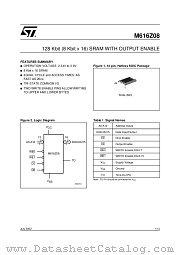 M616Z08 datasheet pdf ST Microelectronics