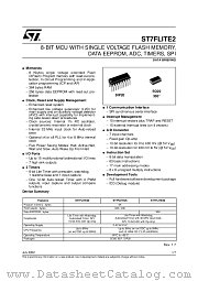 ST7FDALI datasheet pdf ST Microelectronics