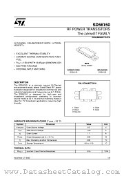 SD56150 datasheet pdf ST Microelectronics