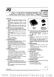 ST7HUB datasheet pdf ST Microelectronics
