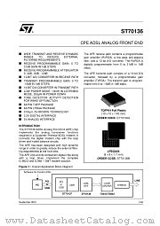 ST70136G datasheet pdf ST Microelectronics