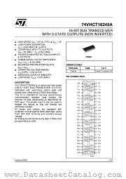 74VHCT16245ATTR datasheet pdf ST Microelectronics