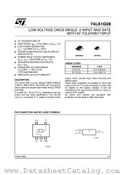 74LX1G08CTR datasheet pdf ST Microelectronics