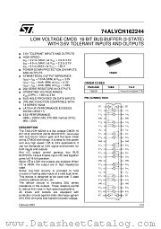 74ALVCH162244T datasheet pdf ST Microelectronics
