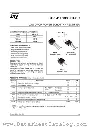 STPS41L30CT datasheet pdf ST Microelectronics