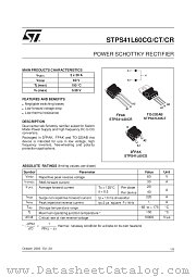 STPS41L60CT datasheet pdf ST Microelectronics