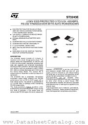 ST3243EBD datasheet pdf ST Microelectronics