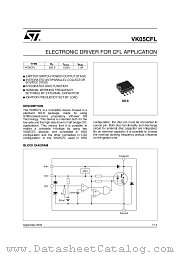VK05CFL datasheet pdf ST Microelectronics