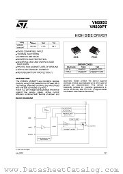 VN800S datasheet pdf ST Microelectronics