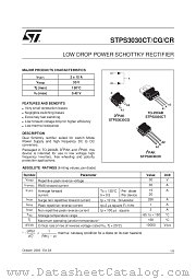 STPS3030CT datasheet pdf ST Microelectronics