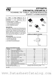 STP75NF75L datasheet pdf ST Microelectronics