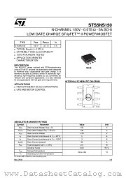STS5NS150 datasheet pdf ST Microelectronics