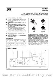 KD1084AV33 datasheet pdf ST Microelectronics