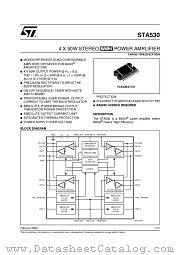 STA530 datasheet pdf ST Microelectronics